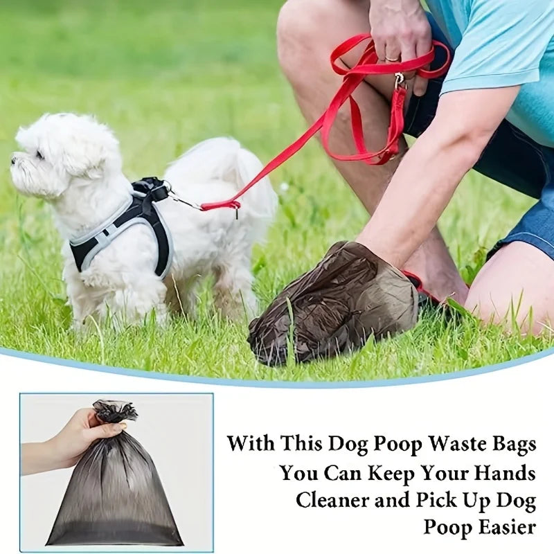 1200 Leak-Proof Dog Poop Bags | Cartoon Paw Graphic Pet Waste Bags