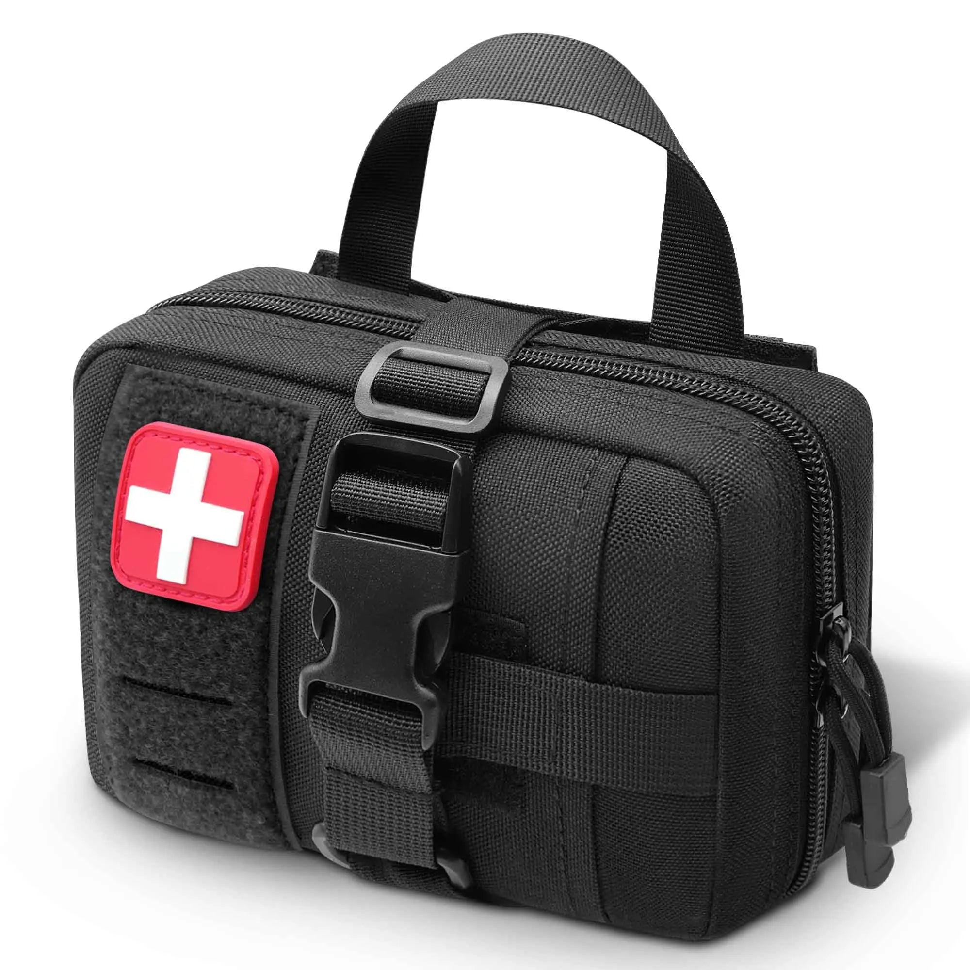 Tactical MOLLE Rip Away IFAK Pouch - First Aid Medical EMT Belt Pouch