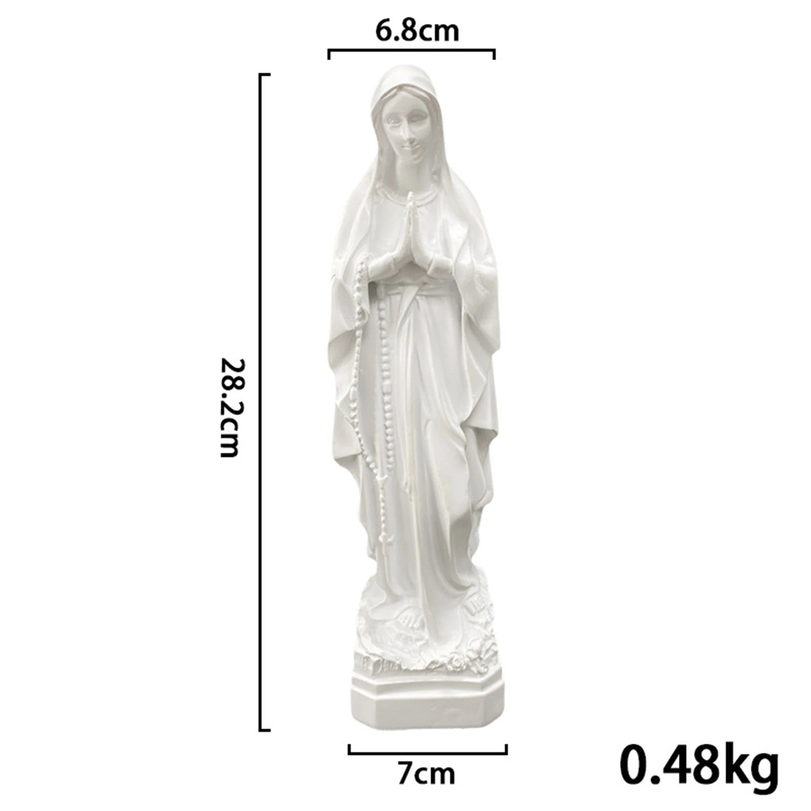 Divine Resin Jesus & Mary Statue | Sacred Catholic Home Decor