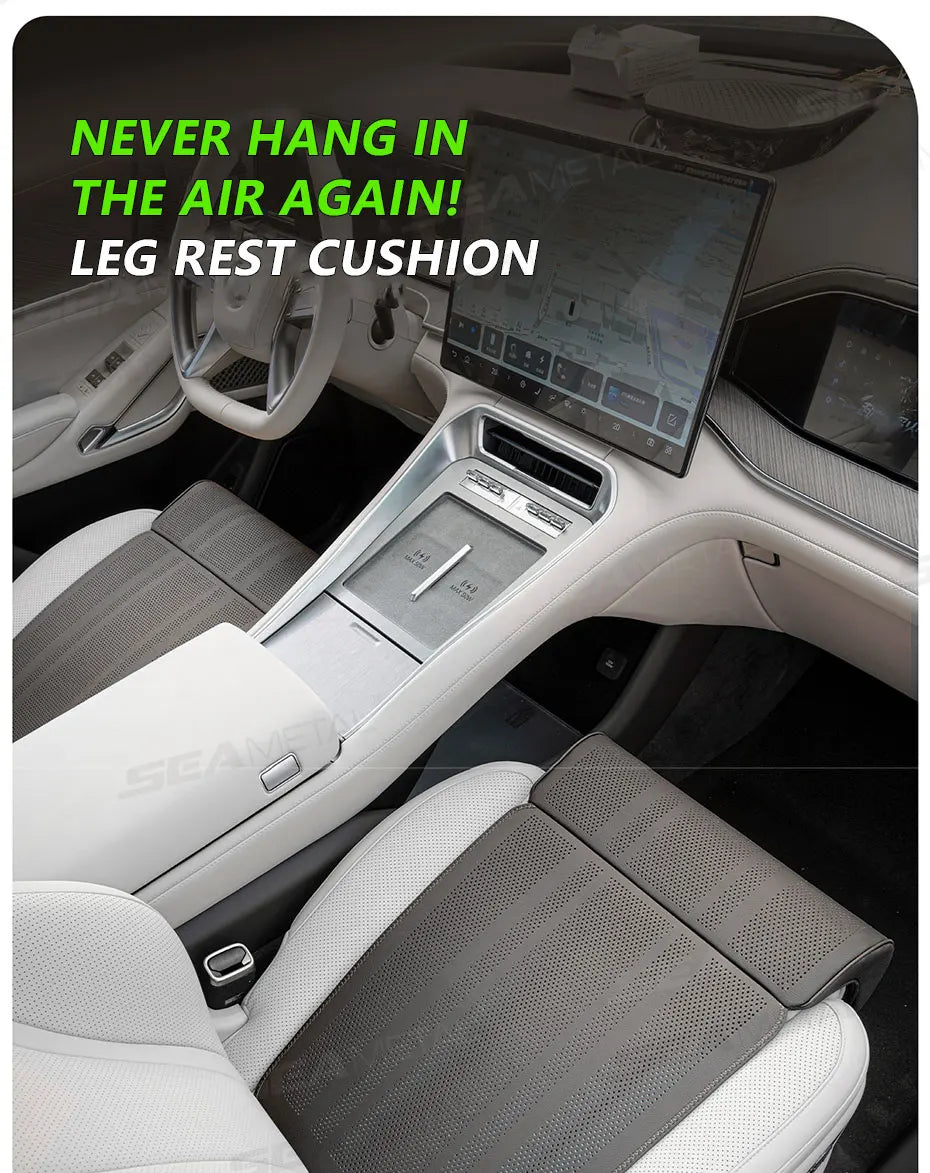 SEAMETAL Car Seat Cushion: Leg Support, Fatigue Relief & Protection