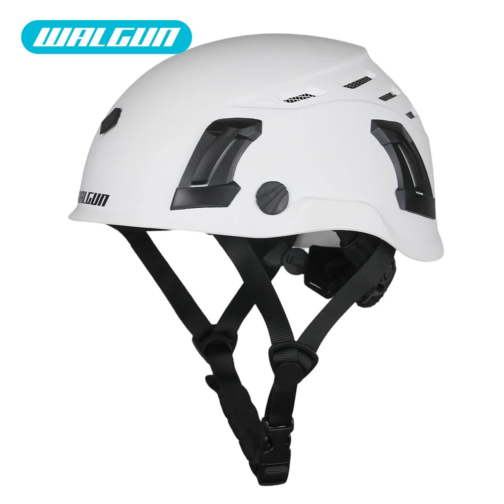 WALGUN K202 Safety Helmet | Work at Height PPE with Goggles, Visor & Ear Protection