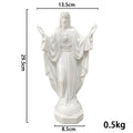 Resin Jesus & Mary Statue - Catholic Religious Home Decor