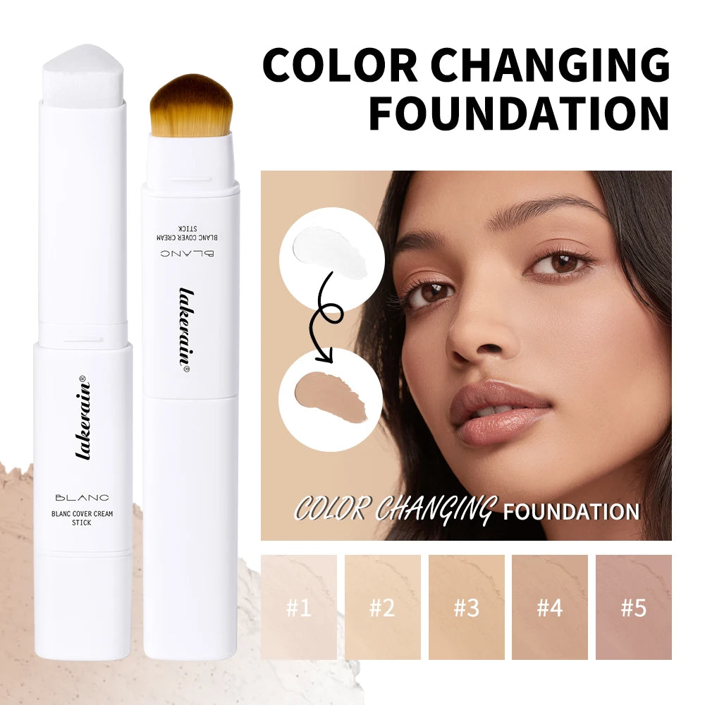 Lakerain Color Changing Foundation Stick - Full Coverage Matte