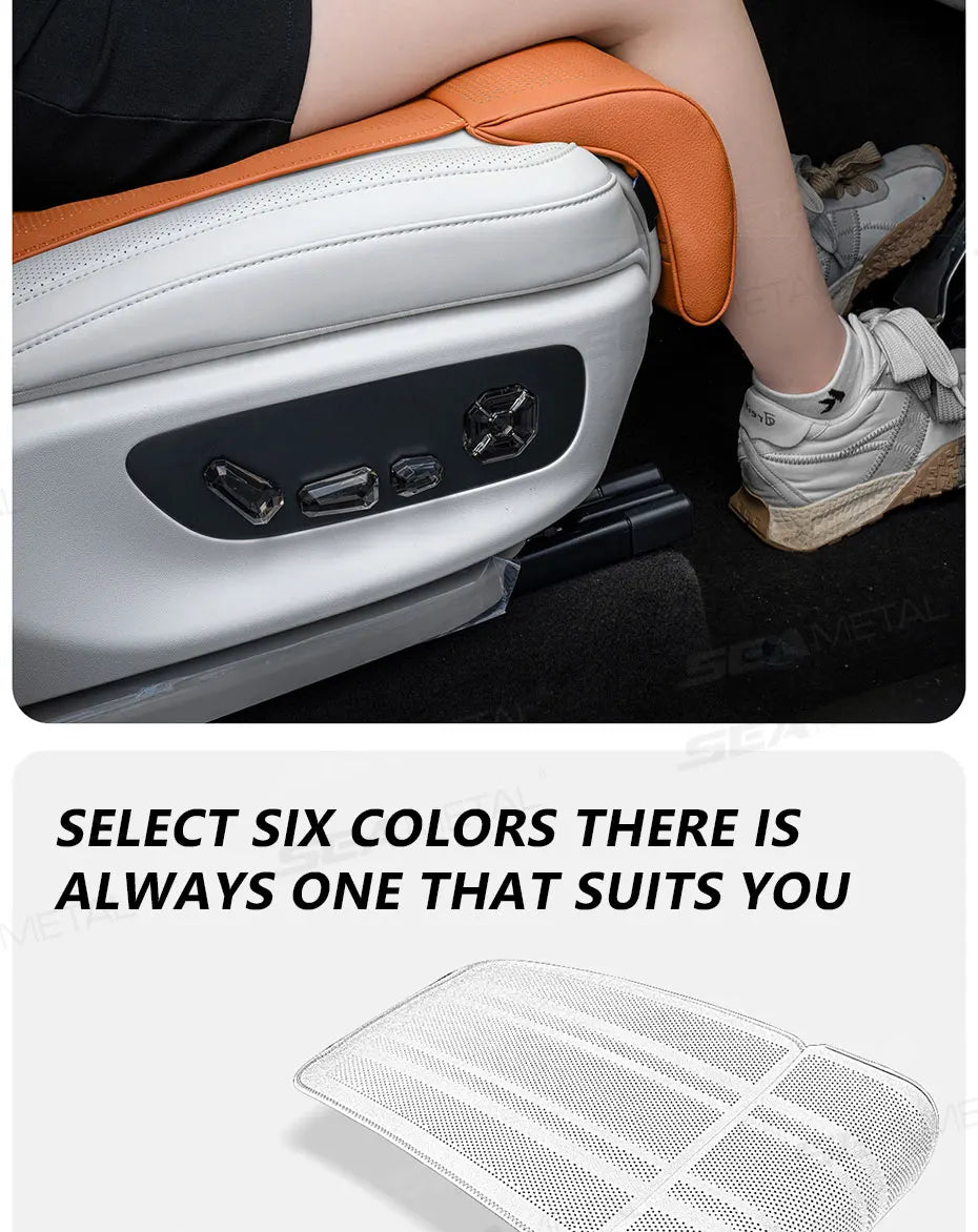 SEAMETAL Car Seat Cushion: Leg Support, Fatigue Relief & Protection