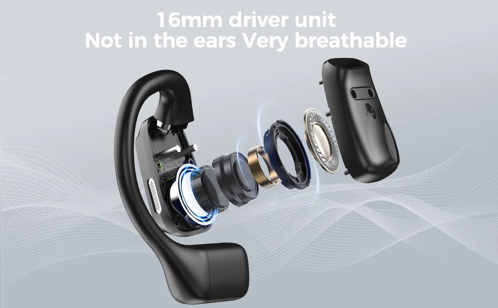 Erazer XP6 AI Translator Wireless Earbuds - Gaming Headset with App Equalizer