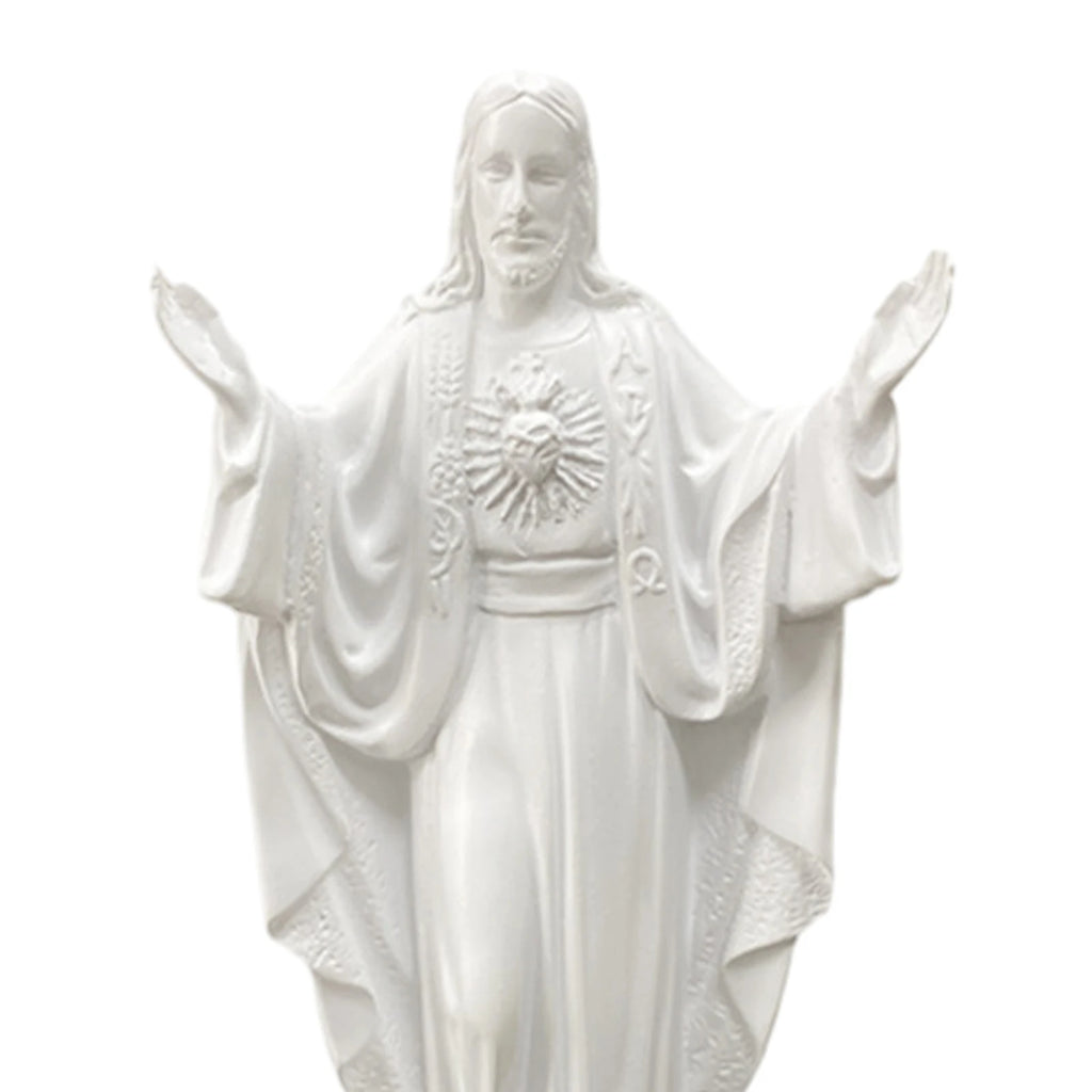 Resin Jesus & Mary Statue - Catholic Religious Home Decor