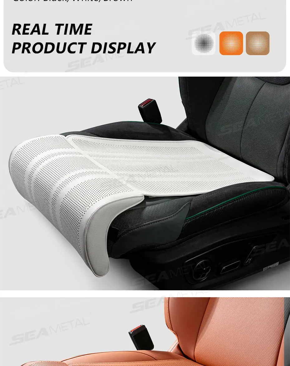 SEAMETAL Car Seat Cushion: Leg Support, Fatigue Relief & Protection