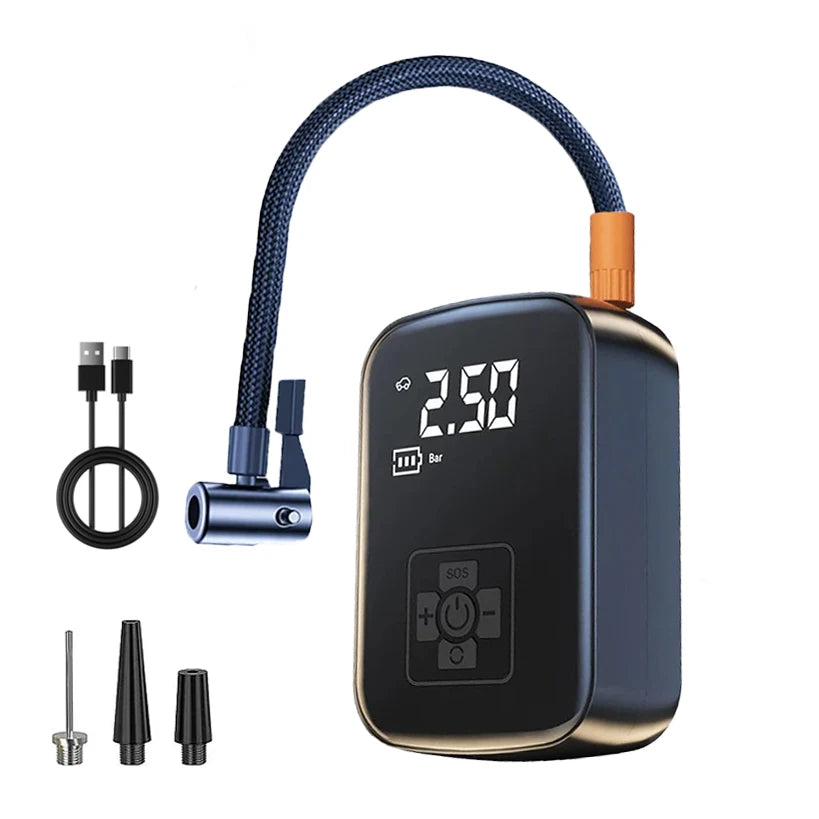 EAFC Digital Wireless Car Tire Inflator Air Compressor