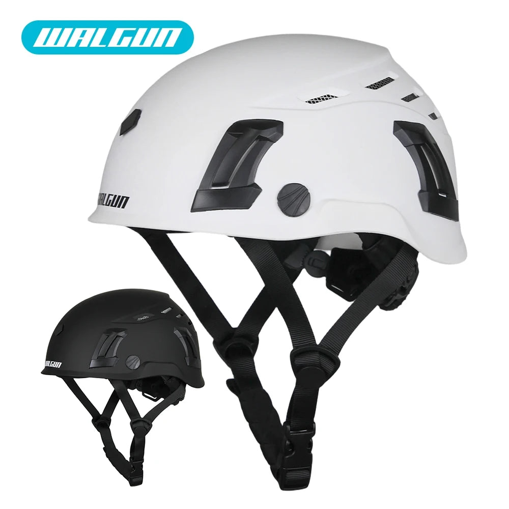 WALGUN K202 Safety Helmet | Work at Height PPE with Goggles, Visor & Ear Protection