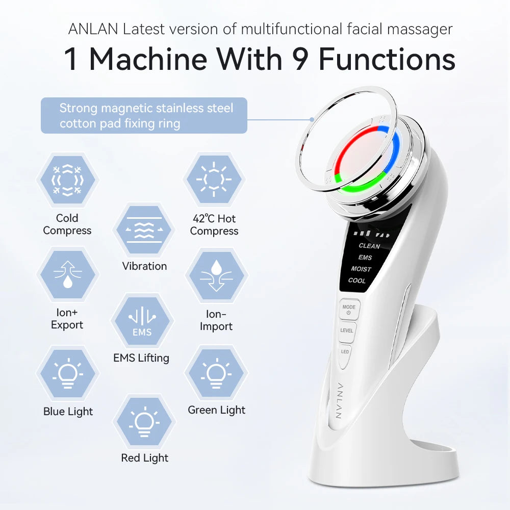 ANLAN Facial Massager Pro | Microcurrent Face Lifting & Anti-aging Device