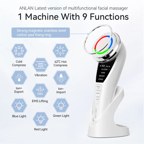 ANLAN Facial Massager Pro | Microcurrent Face Lifting & Anti-aging Device