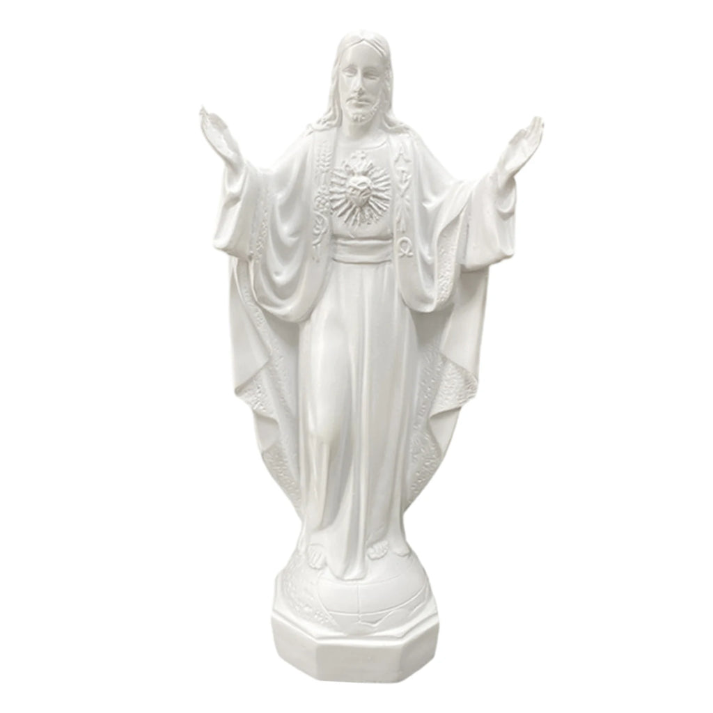 Divine Resin Jesus & Mary Statue | Sacred Catholic Home Decor