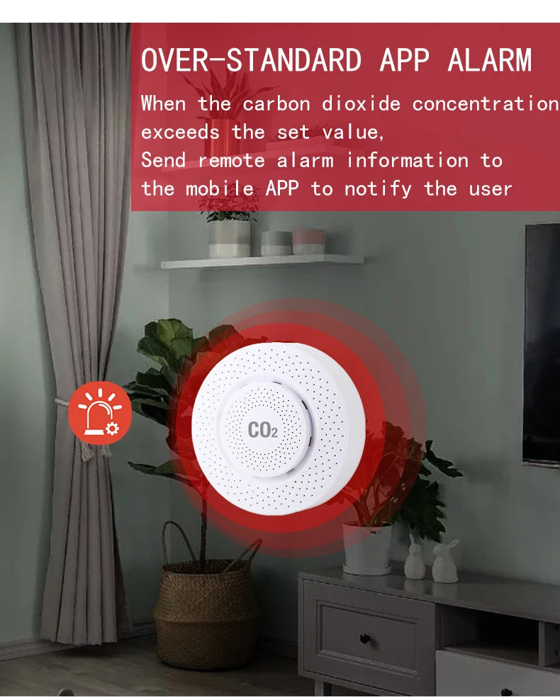 Vabena Precision NDIR CO2 Monitor | Accurate Indoor Air Quality Sensor