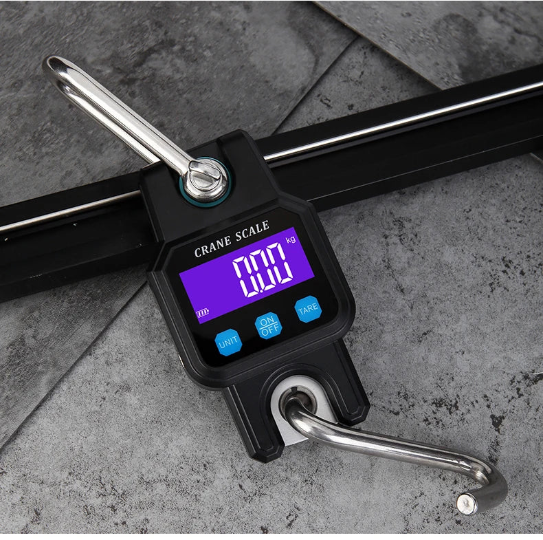 Heavy Duty 300kg Bluetooth Industrial Crane Scale | Digital Hanging Hook Scale