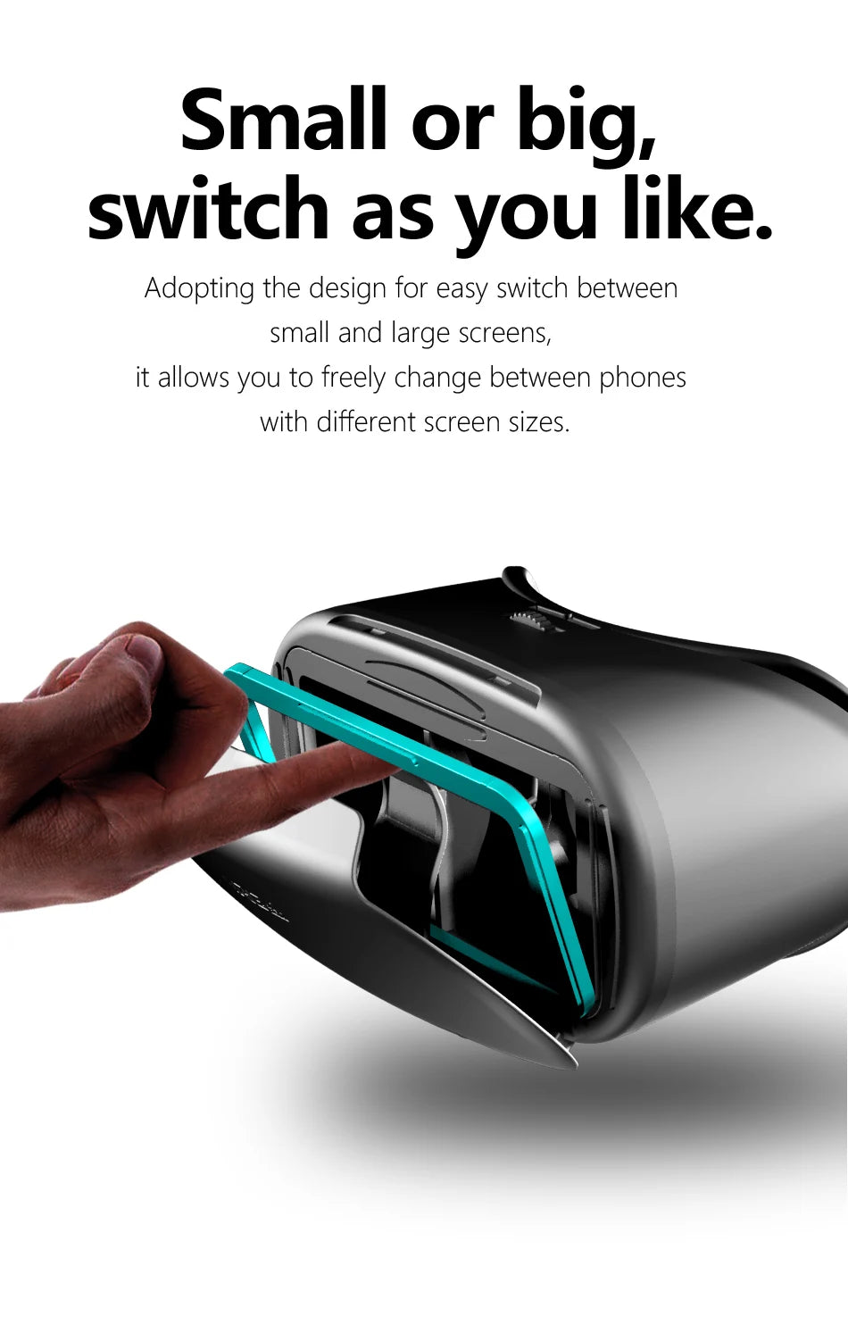 AyeBeau 3D VR Glasses - Immersive Virtual Reality Headset