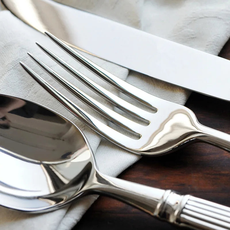 Luxury Roman Column 18/10 Stainless Steel Cutlery Set