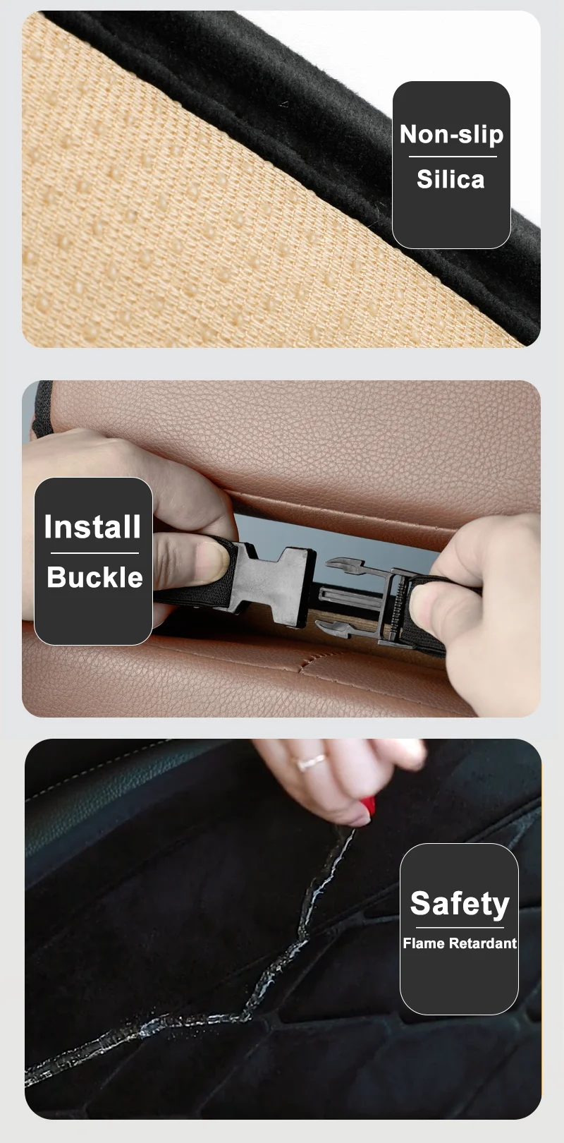 Heated Car Seat Cover | Quick Heat Seat Protector 12-24V