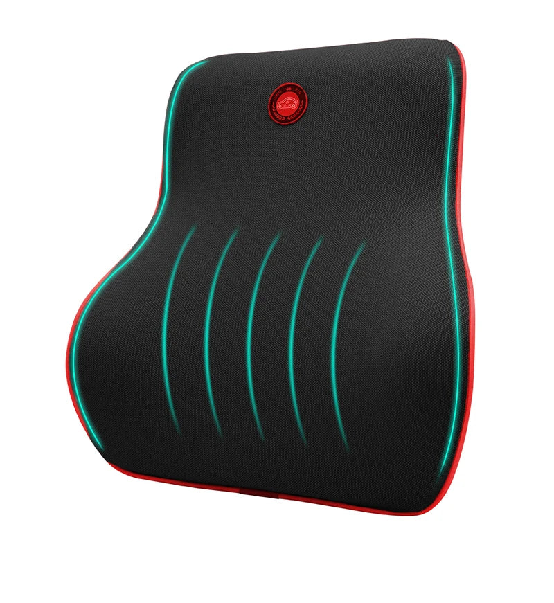 Memory Foam Car Seat Pillow Set - Neck, Lumbar & Headrest Support