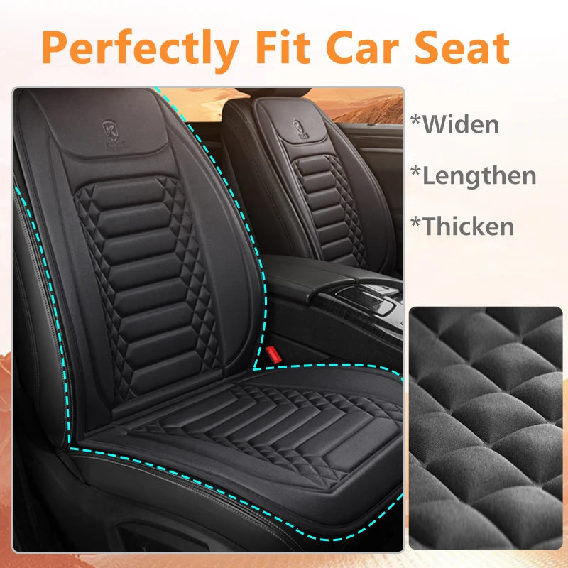 Winter Heated Car Seat Cover - 12V Universal Warmer Cushion Protector