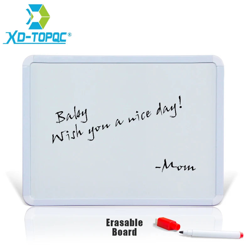 4-Style Magnetic Fridge Whiteboard Set - Notes, Reminders & Decor