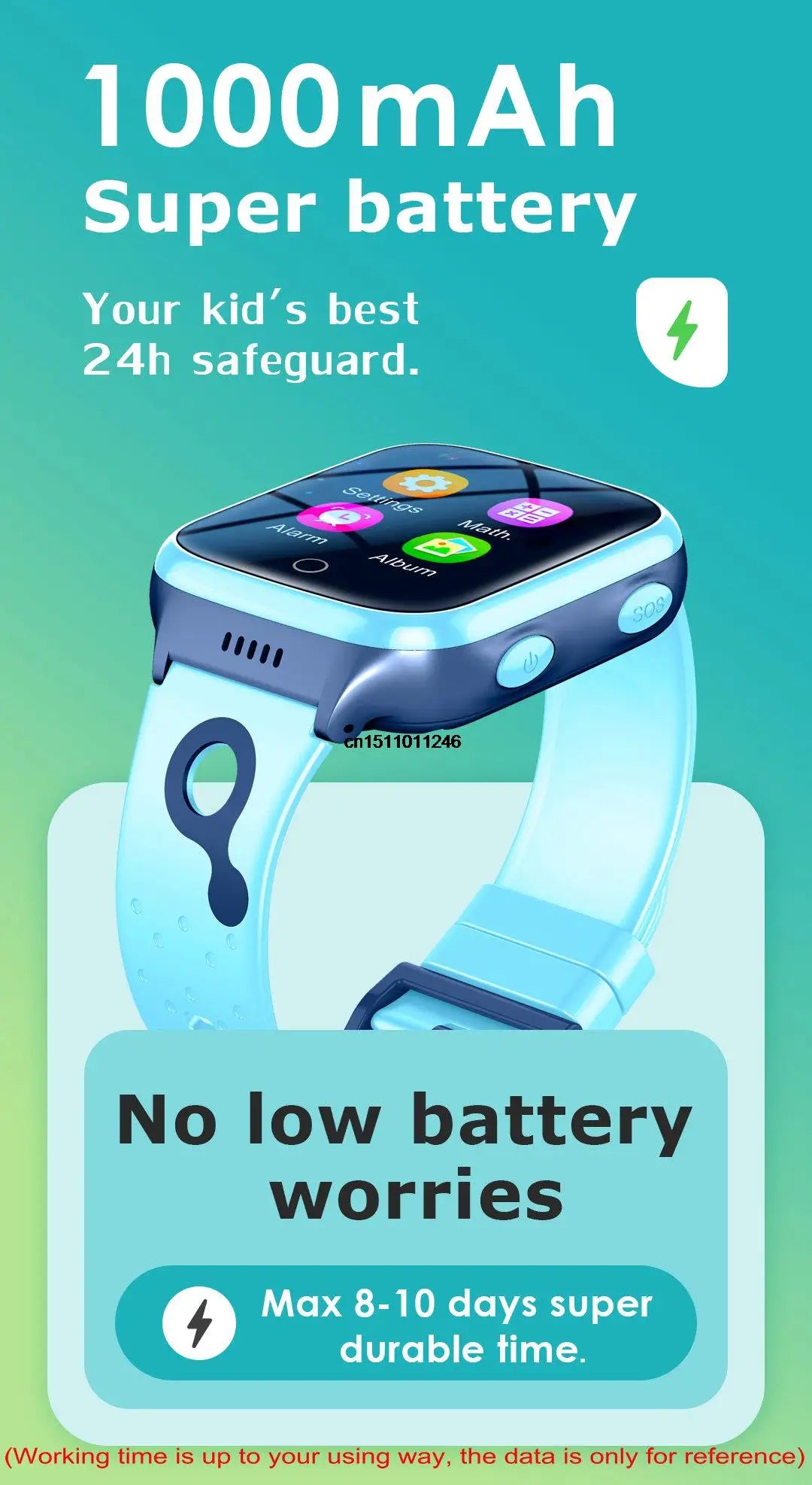 KGG 4G Kids Smartwatch: GPS Tracker, Video Call & SOS Phone