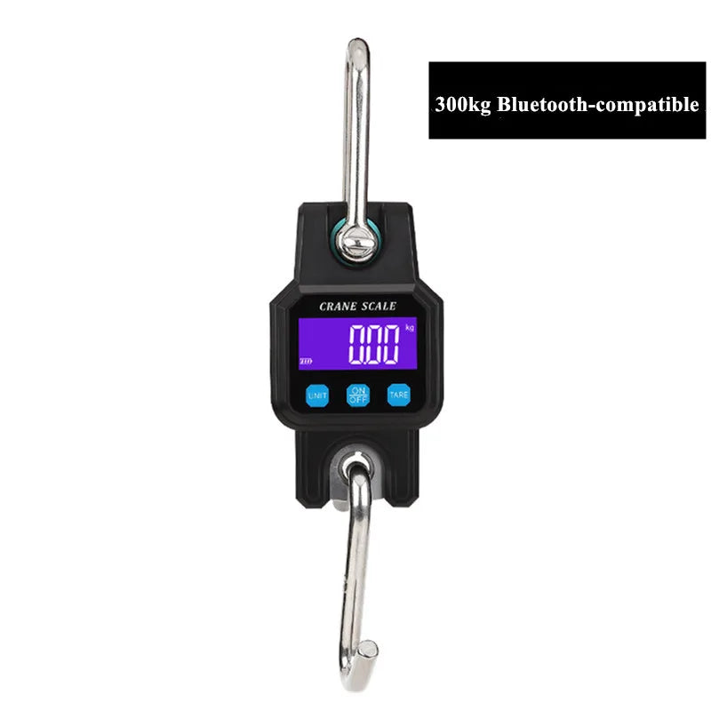 Heavy Duty 300kg Bluetooth Industrial Crane Scale | Digital Hanging Hook Scale