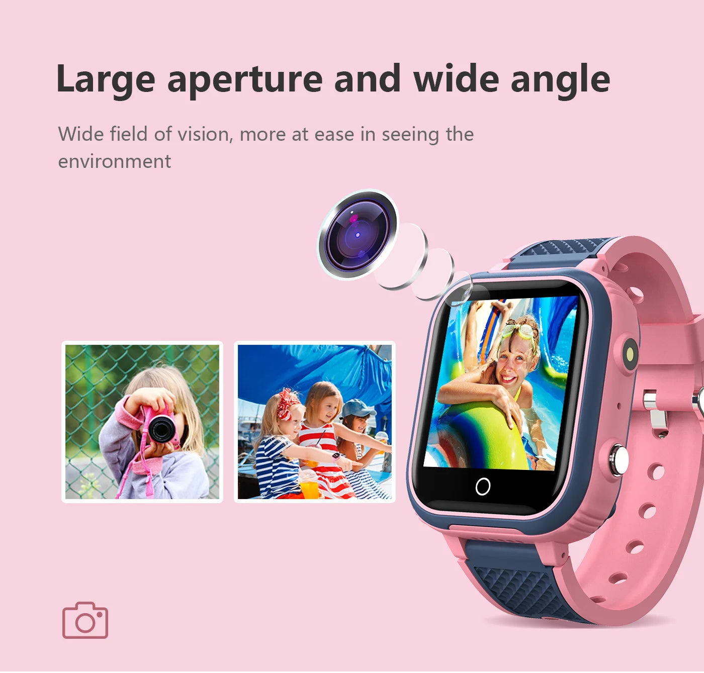 LT21 Kids 4G Smartwatch - GPS, Video Call, SOS, IP67 Waterproof