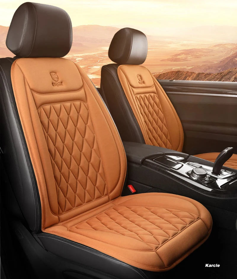 Heated Car Seat Cover | Quick Heat Seat Protector 12-24V