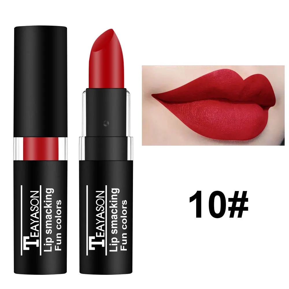 12 Colors Waterproof Matte Lipstick Set - Long Lasting Lip Gloss