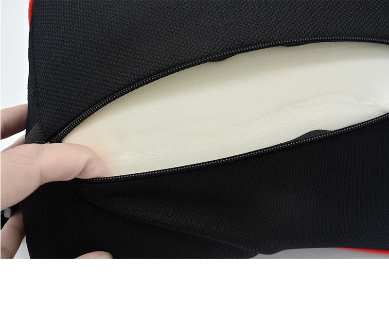 Memory Foam Car Seat Pillow Set - Neck, Lumbar & Headrest Support
