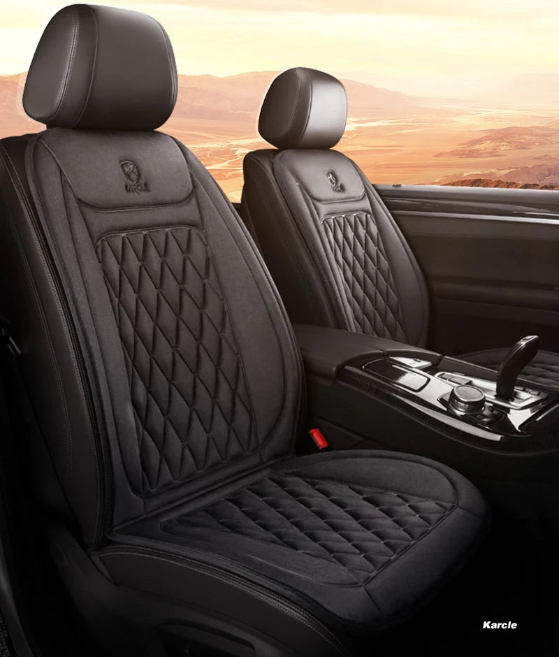 Heated Car Seat Cover | Quick Heat Seat Protector 12-24V