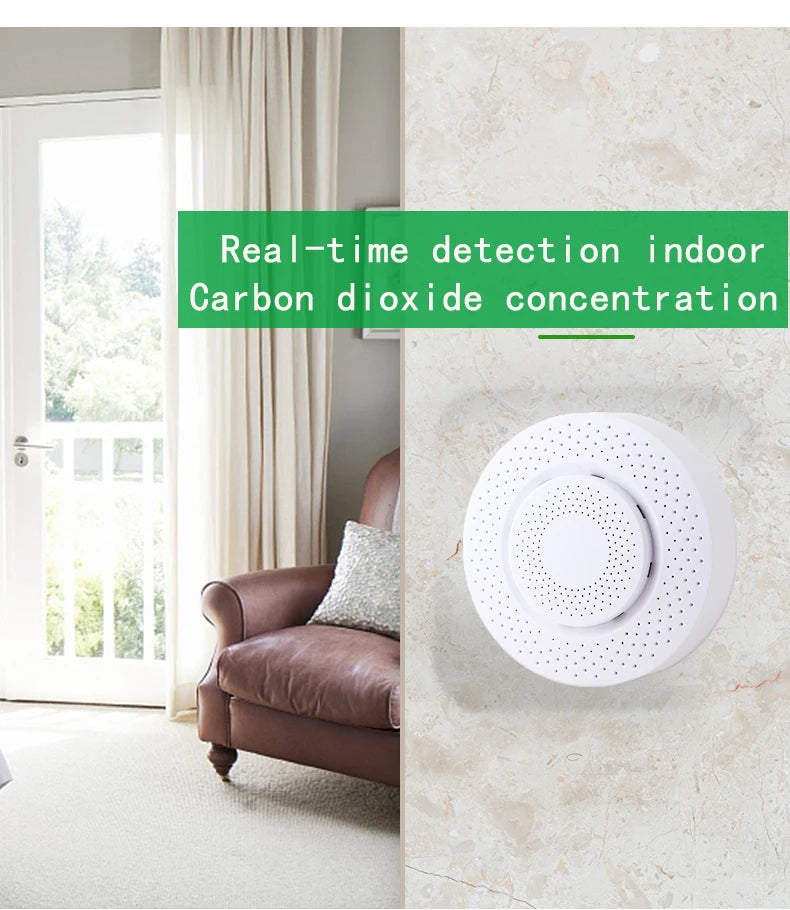 Vabena Precision NDIR CO2 Monitor | Accurate Indoor Air Quality Sensor