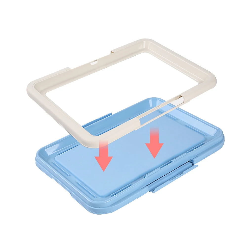 Portable Pet Training Toilet for Small Dogs & Cats - Indoor Potty Pad Holder