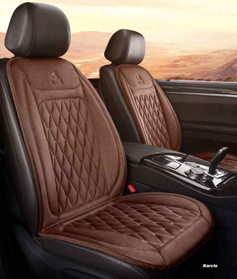 Heated Car Seat Cover | Quick Heat Seat Protector 12-24V
