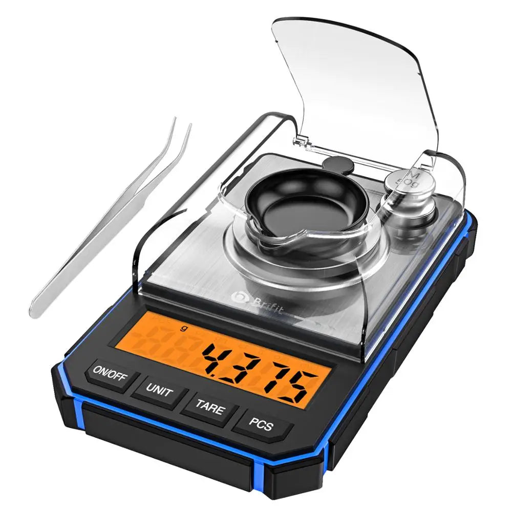 Brifit 0.001g/50g Digital Milligram Scale | High Precision Weight & Calibration