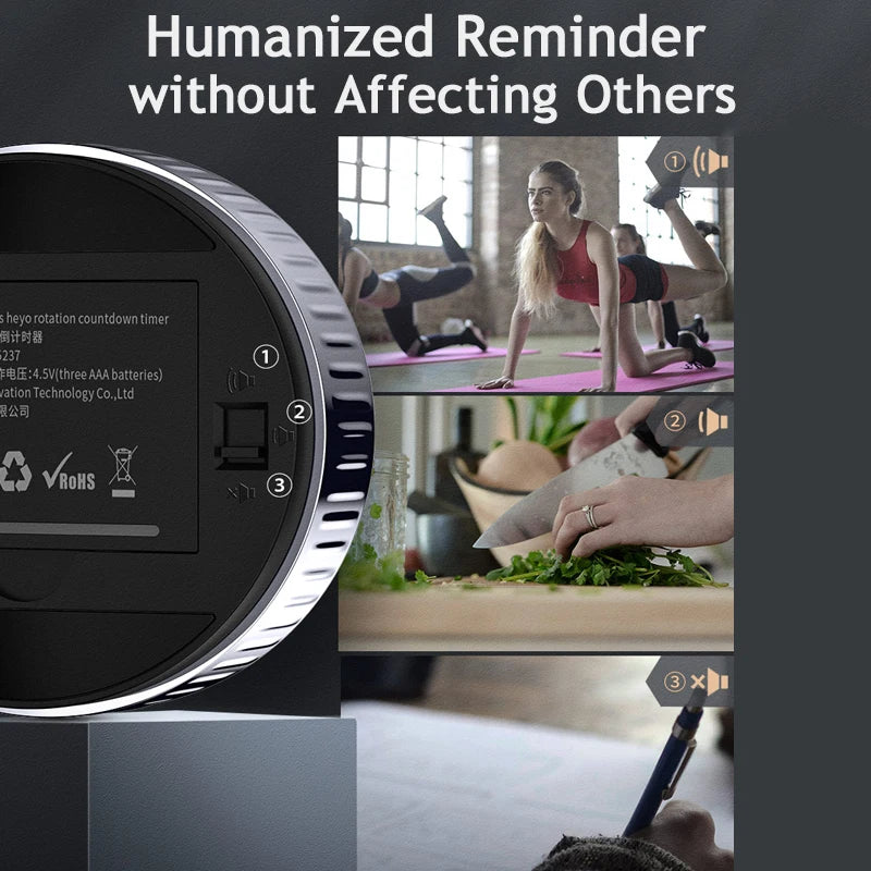 Baseus Magnetic Digital Kitchen Timer - Countdown Alarm & Stopwatch