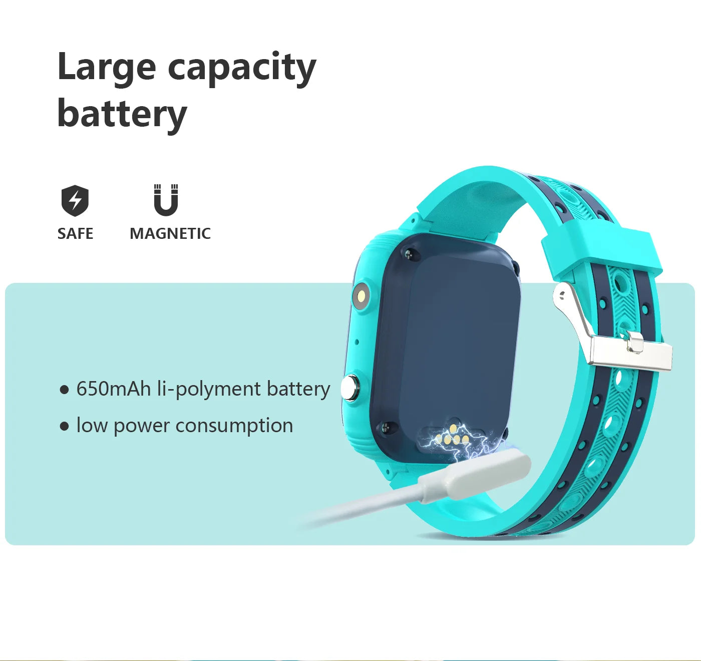 LT21 Kids 4G Smartwatch - GPS, Video Call, SOS, IP67 Waterproof