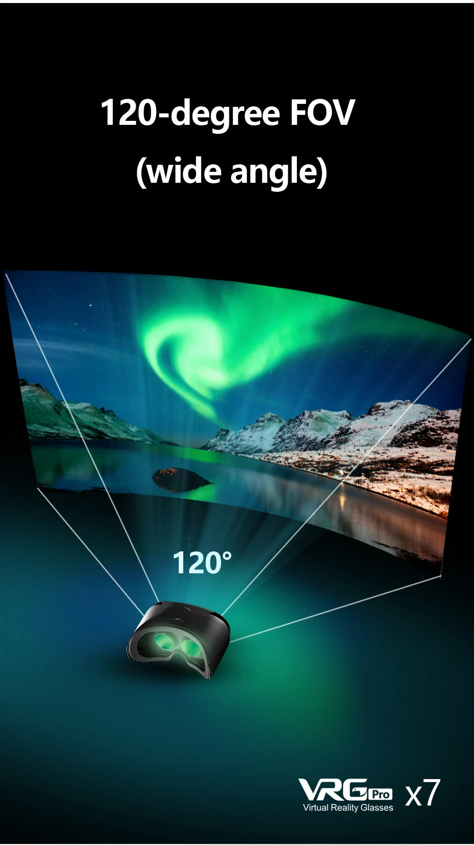AyeBeau 3D VR Glasses - Immersive Virtual Reality Headset
