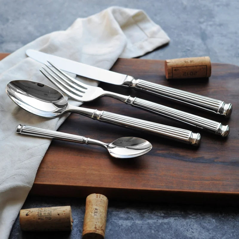 Luxury Roman Column 18/10 Stainless Steel Cutlery Set