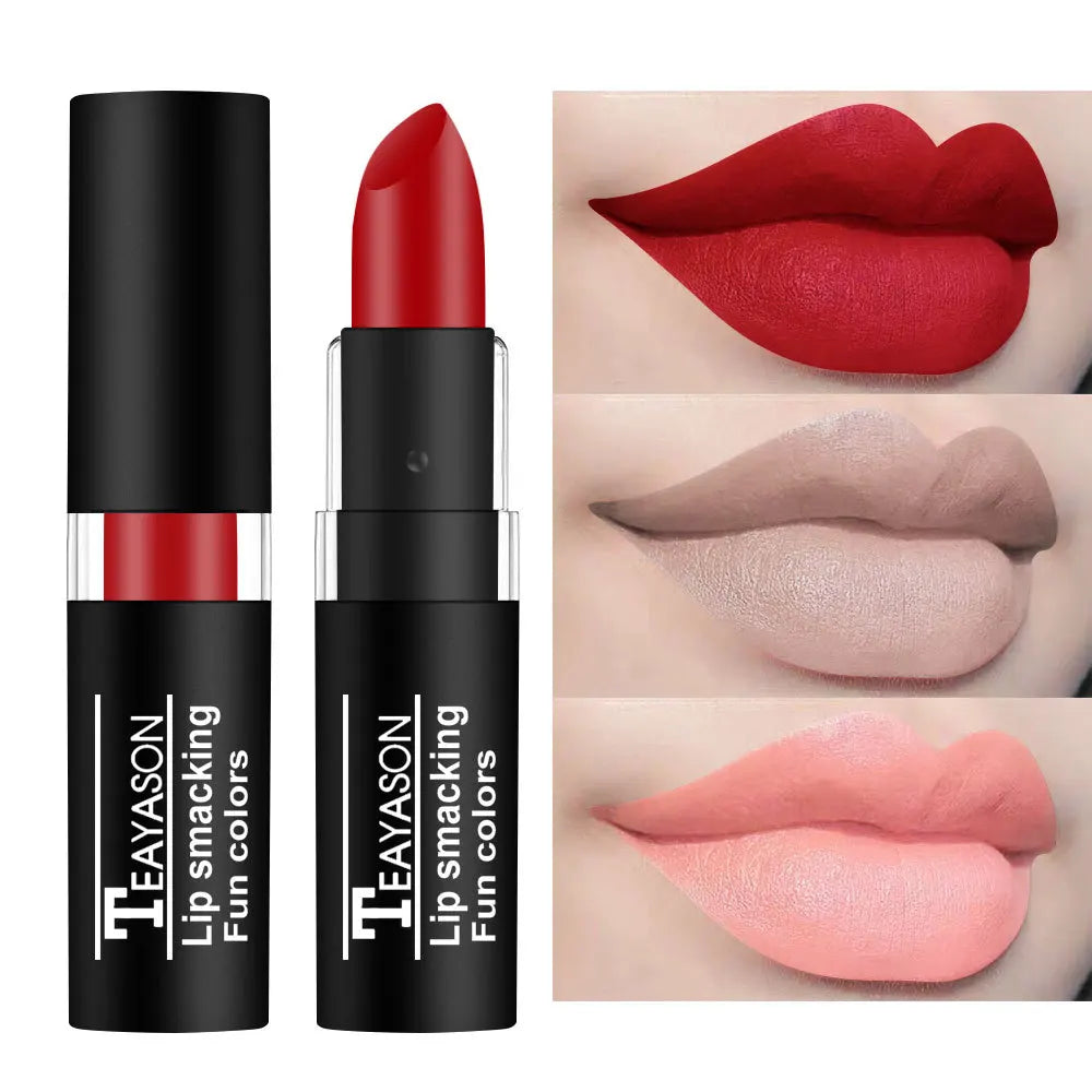 12 Colors Waterproof Matte Lipstick Set - Long Lasting Lip Gloss