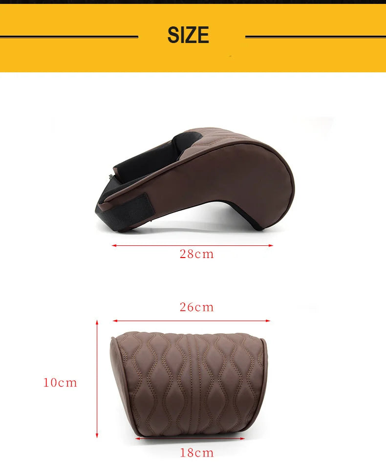Vabena HOT Car Neck & Lumbar Support Pillow Set - Memory Foam Comfort