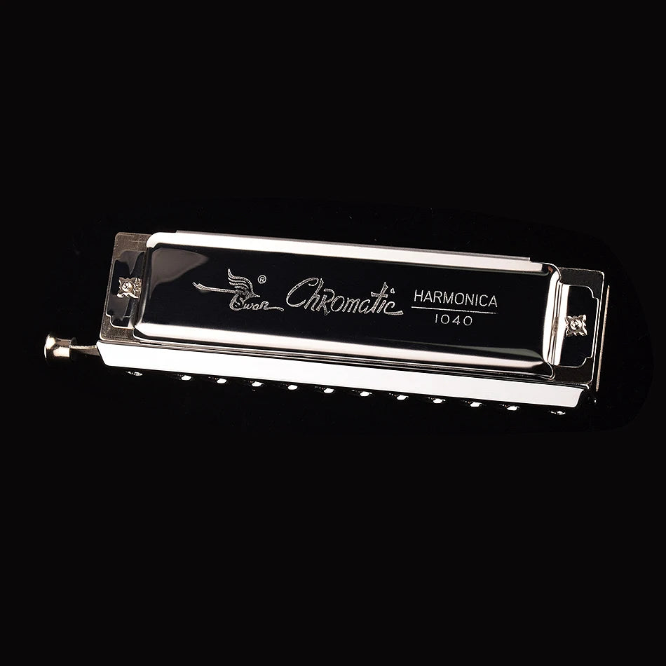 Professional Chromatic Harmonica C Key - 10 Holes, 40 Tones for All Ages
