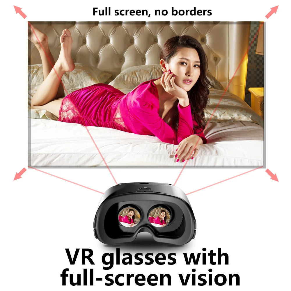 AyeBeau 3D VR Glasses - Immersive Virtual Reality Headset