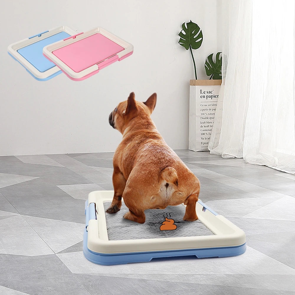 Portable Pet Training Toilet for Small Dogs & Cats - Indoor Potty Pad Holder