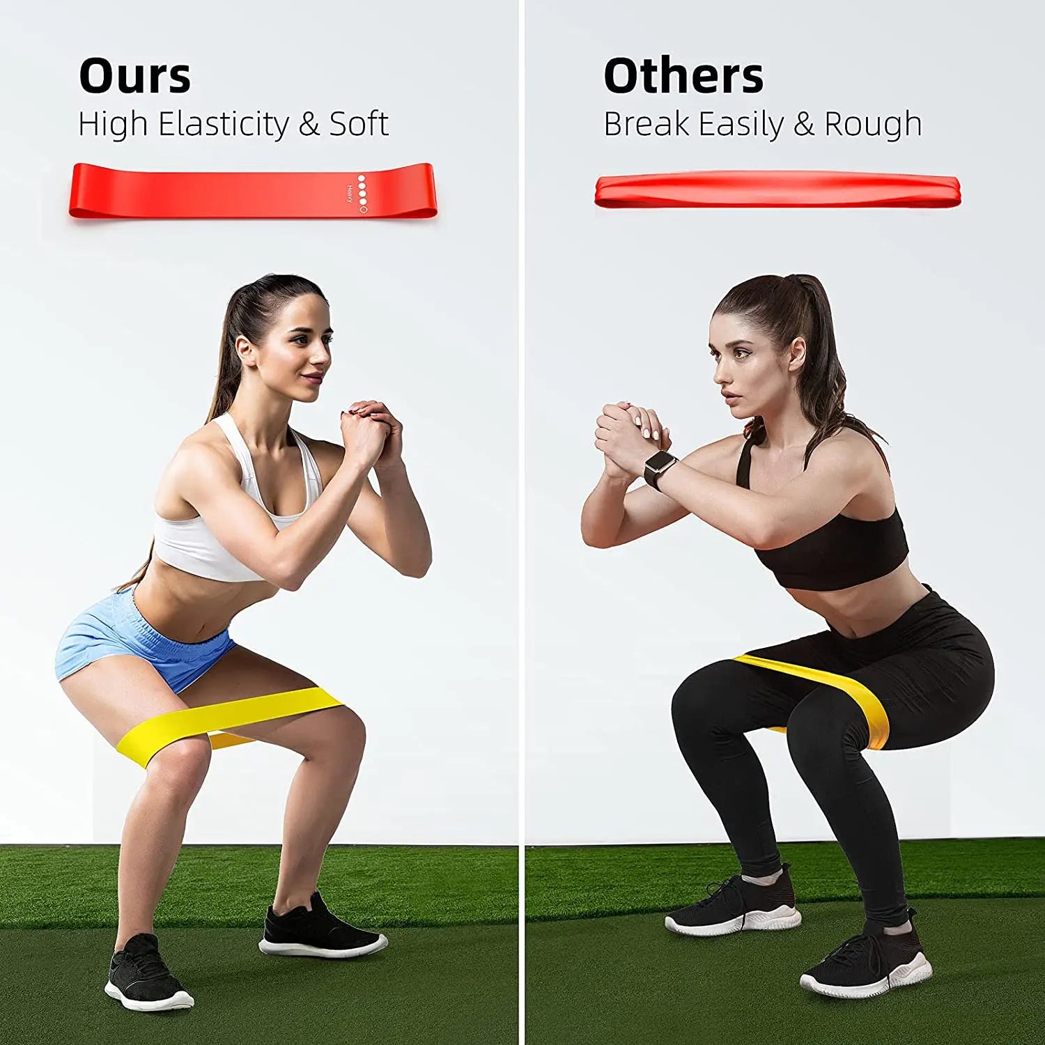 Workout Bar & Resistance Bands Set - Home Gym & Pilates