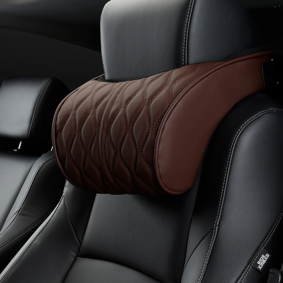 Vabena HOT Car Neck & Lumbar Support Pillow Set - Memory Foam Comfort