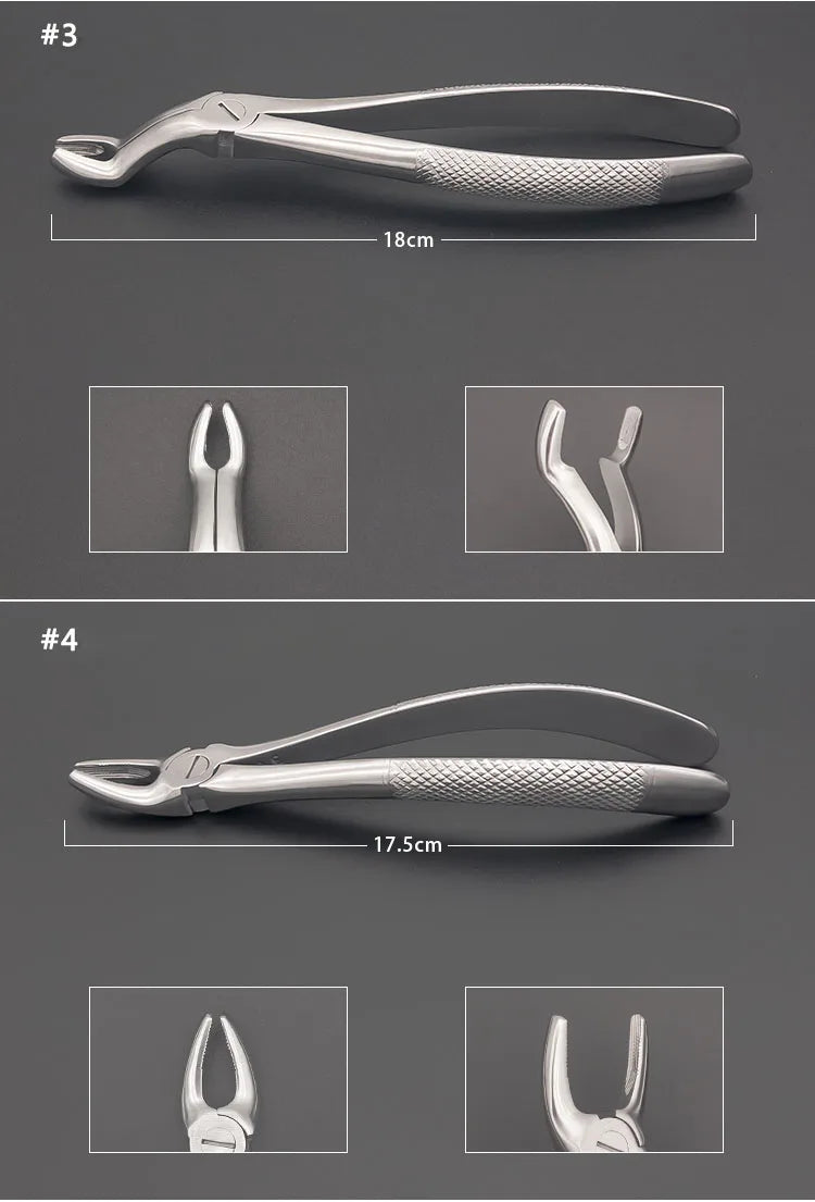 Vabena Adult & Children Tooth Extraction Forceps Set | Professional Dental Surgical Tools