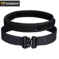 IDOGEAR 2-Inch Tactical Belt with Quick Release Buckle & MOLLE Laser Cut