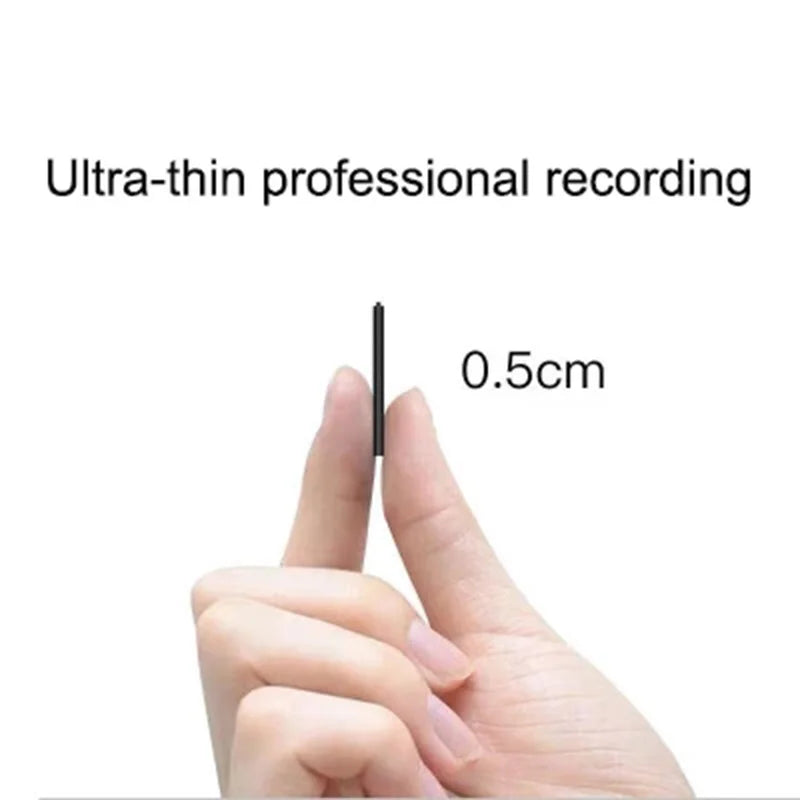 Ultra-Thin Mini Voice Recorder & MP3 Player | Digital Dictaphone 4-32GB