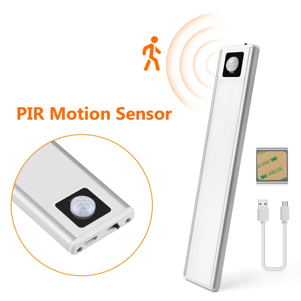 MALITAI Ultra-thin USB LED Cabinet Light - Hand Sweep Sensor